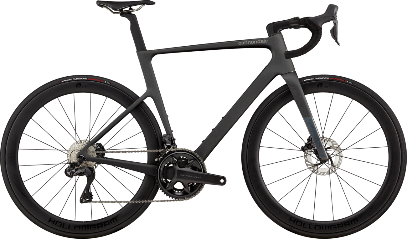 Cannondale Supersix EVO CRB 2 – bicicleta de estrada em carbono leve e aerodinâmico, disponível na Lavarinhas Bicicletas.